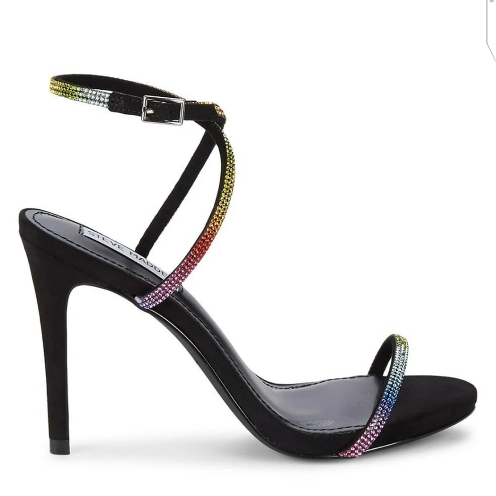 Steve Madden Festive Rhinestone Sandals
